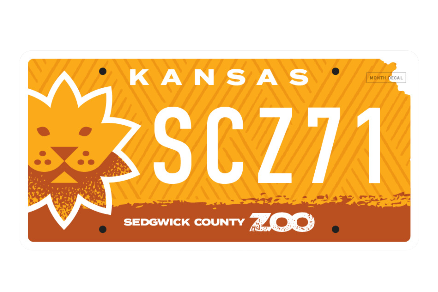 Zoo License Plate